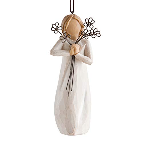 Willow Tree Friendship Ornament, Sculpted Hand-Painted Figure