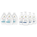 Dove Antibacterial Hand Wash Care & Protect Pack of 3 Protects Skin from Dryness & Advanced Care Hand Wash Deep Moisture 4 Count for Soft, Smooth Skin