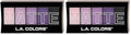L.A. COLORS 5 Color Matte Eyeshadow Palette - Purple Cashmere