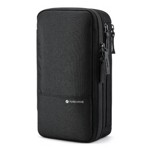 Purevave Compact Men's Travel Toiletry Bag Hanging Waterproof Dopp Kit Black