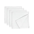 GILDEN TREE Waffle Washcloths Set of 4, Quick Dry Cotton