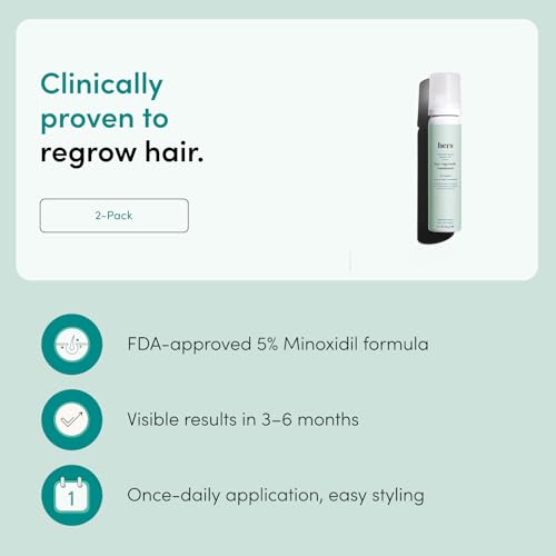 Hers Hair Regrowth Treatment Minoxidil 5% Foam