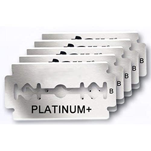 20 Pcs Double Edge Safety Razor Blades Replacement Old Fashion Men¢¥s and Women's Safety Razor Stainless Steel Blades for Shaving