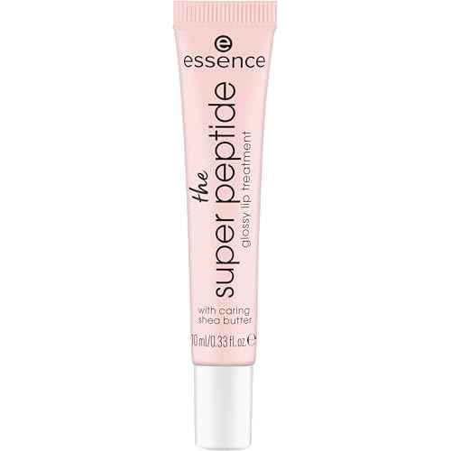 essence | The Super Peptide Glossy Lip Treatment | Hydrating, Nourishing and Non-Sticky | Vegan, Gluten Free and Cruelty Free (01 | Peptacular!)