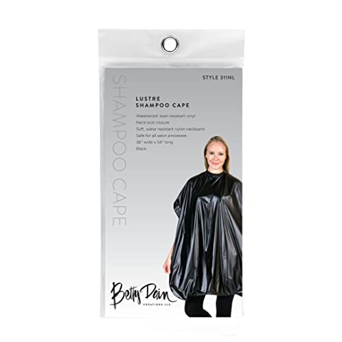 Betty Dain Lustre Shampoo Cape - Waterproof Vinyl, 36" x 54"