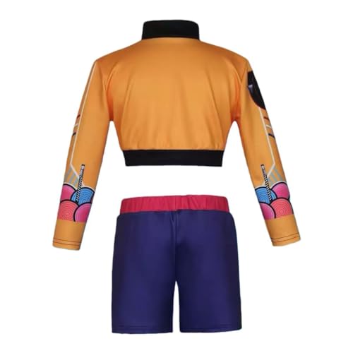 Girls Cosplay Costume Top and Pants Set