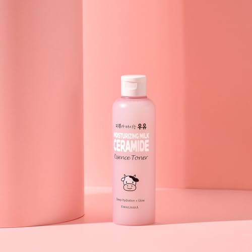 KWAILNARA Ceramide Milk Moisturizing Face Toner (6.76 Fl Oz) ? Korean Toner for Barrier Repair & Deep Hydration | Milk Protein, Shea Butter & Royal Jelly