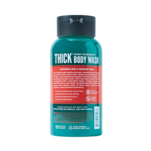 Duke Cannon Supply Co. THICK High-Viscosity Body Wash for Men - Smells Like Naval Supremacy, 17.5 Fl Oz 3PACK