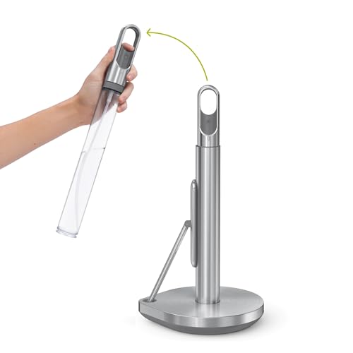 simplehuman All-in-One Paper Towel Holder with Spray Dispenser