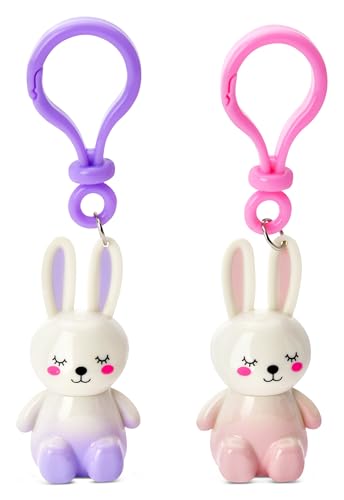 iscream Bunny Besties Lip Gloss Duo with Bag Clip