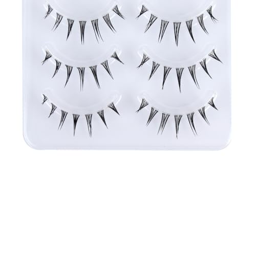 Manga Eyelashes - 5 Pairs Japanese Anime Style False Lashes