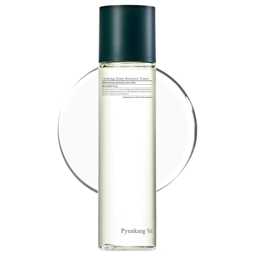 Pyunkang Yul PKY Calming Deep Moisture Toner - Face Toner for Women containing AHA and PHA - for Teens and Adults - Astringent for Face - Korean Facial Toner - 150ml 5.07 Fl. Oz.