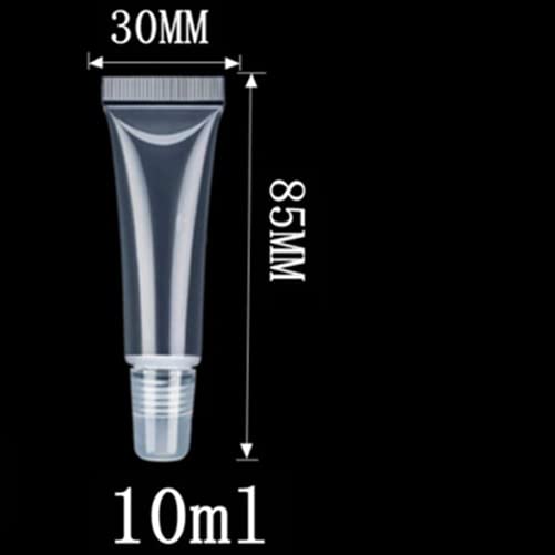 Empty Lip Gloss Tubes 10ml Refillable Bottles 5-Pack