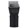 Segbeauty Blow Dryer Comb Attachment - Dual Teeth Black Brush