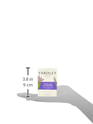 Yardley London English Lavender with Essential Oils Soap Bar, 4.25 oz Bar (Pack of 8)