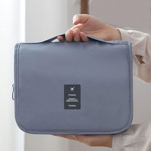 Exquisite Travel Bag for Ostomy and Colostomy Supplies - The Ultimate Choice for Post - Surgery Individuals, Featuring Hanging Setup and Stylish Covers Tailored for Women (Gray)