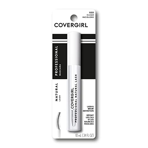 Covergirl Professional Natural Lash Mascara,Clear,0.34 Ounce,(Pack of 2)