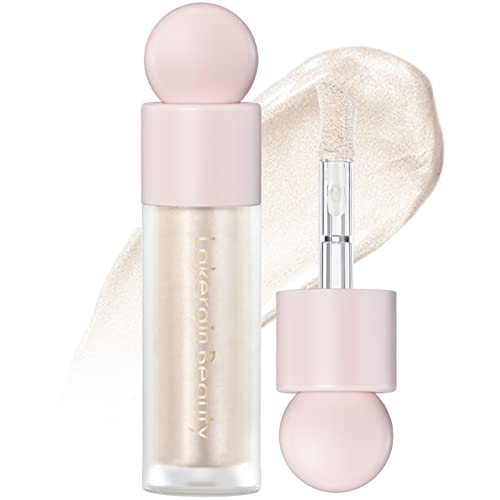 Erinde Liquid Highlighter Makeup, Face Highlighter Bronzer Makeup Stick, Natural Glossy Finish, Lightweight Blendable Silky Smooth Cream Face Illuminator Makeup, Cruelty-free, 01# MOONLIGHT