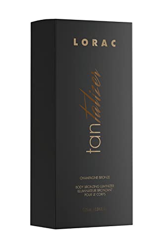 LORAC Tantalizer Body Bronzing Luminizer, Travel Size | Bronzing Lotion | Full Body Bronzer, Antioxidant Infused, Cruelty Free, Gluten Free, Vegan