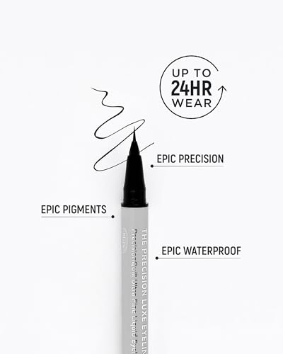 Waterproof Liquid Eyeliner Pen - Precision Felt-Tip, High-Pigment