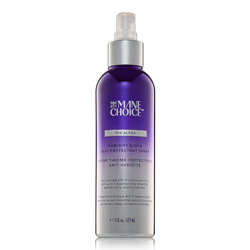 The Mane Choice The Alpha Humidity Block Heat Protectant Spray, Humidity-Proof Frizz Free Detangling Hair Spray 6 oz / 177ml