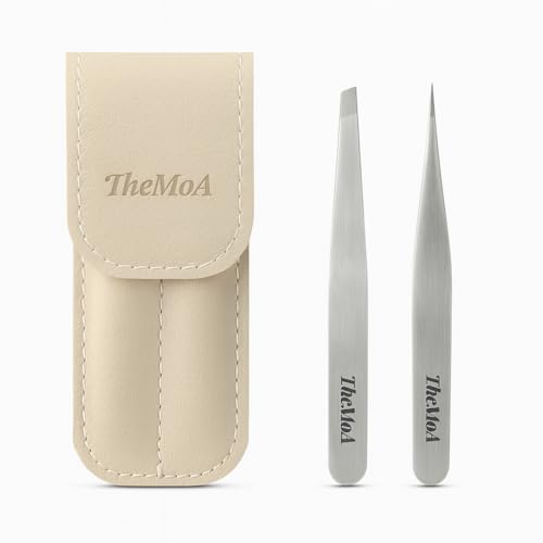 Precision Tweezers Set – Stainless Steel Pointed & Slant Tip