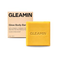 Gleamin Glow Body Bar - Turmeric and Kojic Acid Soap with Vitamin C for Visible Brightening & Smooth Texture - Helps Fade the Look of Dark Spots & Prevent Ingrowns - Vegan - 100g