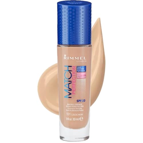 Rimmel Match Perfection Foundation SPF20 101 Classic Ivory 30ml