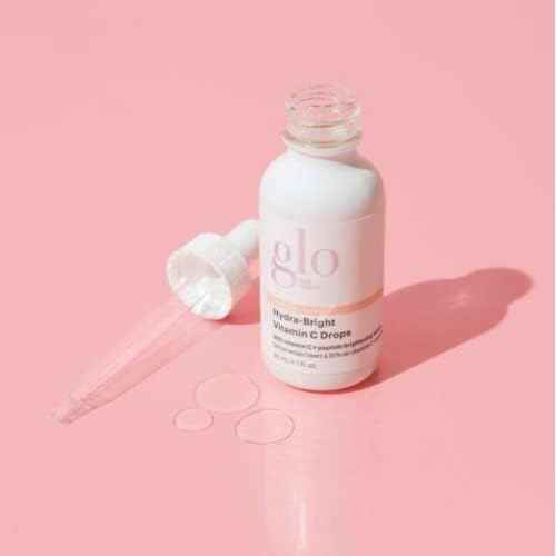 Glo Skin Beauty Hydra-Bright Vitamin C Drops - 20% Vitamin C + Peptide Brightening Serum - Formerly Daily Power C+ Serum