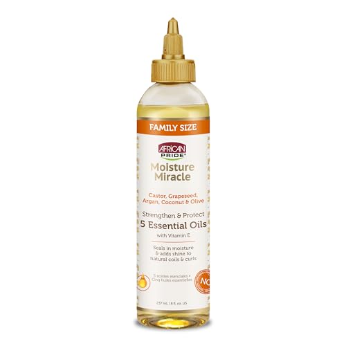 African Pride Moisture Miracle 5 Essential Hair Oils 8oz