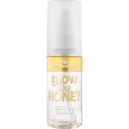 Essence Glow Like Honey Serum Spray – Dewy Face Mist, Vegan & Cruelty-Free