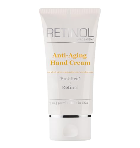 Robanda Retinol Anti-Aging Hand Cream, 3 oz