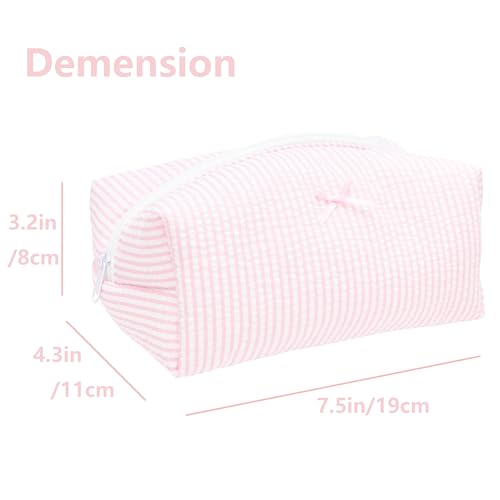 PAZIMIIK Soft Cosmetic Pouch - Makeup Bag for Women