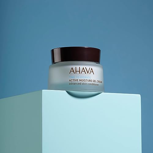 AHAVA Time To Hydrate Active Moisture Gel Cream, Advanced Skin Conditioner - Ultra Fresh Moisture Suspending Gel-Cream for Rejuvenation, Instant Hydration & Vitality, Combats Dehydration, 1.7 Fl.Oz