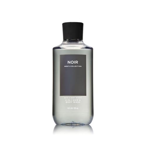 Bath and Body Works Noir Men's Collection 3 Piece Set Includes 3.7 oz Deodorizing Body Spray, 8 oz Ultra Shea Body Cream, 10 oz 2-IN-1 Hair & Body Wash