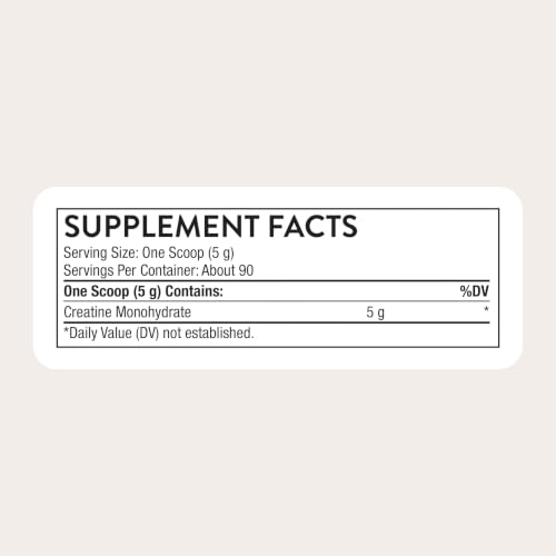 Thorne Micronized Creatine Monohydrate 16 oz Unflavored, 90 Servings