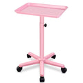 Salon Señor Pink Adjustable Height Salon Tray with Wheels