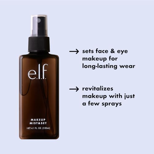 e.l.f. Matte Magic Mist & Set Makeup Setting Spray 4 Fl Oz