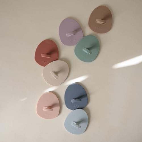 Mushie Baby Cradle Cap Brush - Soft Silicone, 2-Pack