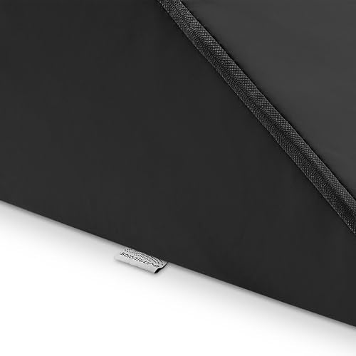 Saloniture Triangle Wedge Massage Table Bolster Pillow - Extra Large, Black