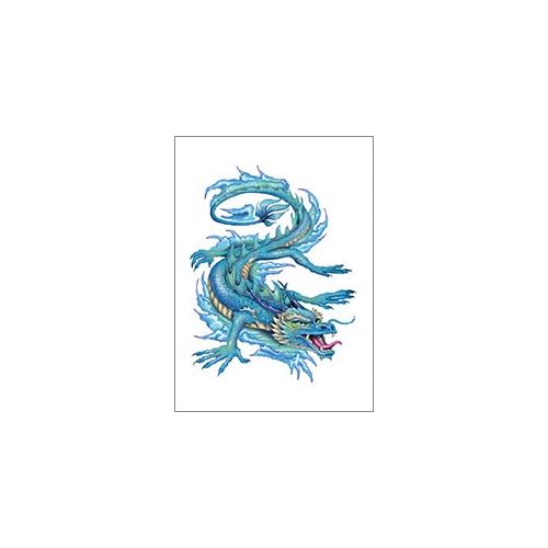 Large Dragon Ink Temporary Tattoos for Party Favor/Party Activity - 30 Sheets - Series 3