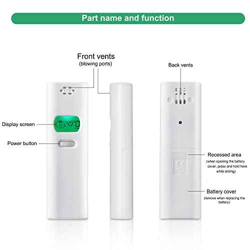 Professional Bad Breath Tester - Portable Oral Odor Detector, Breath Smell Analyzer & Monitor Tool for Personal Oral Cavity Testing