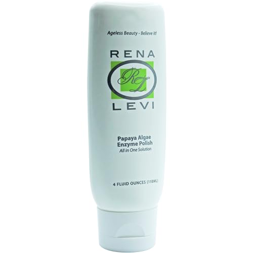 Papaya Algae Enzyme Polish Face Scrub, All in One Solution, For All Skin Types, Including Sensitive & Acne-Prone 4 Oz