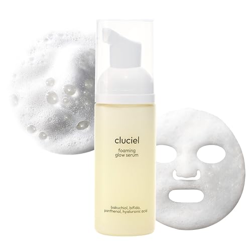 Foaming Glow Serum I Repairing Serum for Korean Glass Skin with Bakuchiol & Bifida, Smoothens Skin Texture, Balances Skin Tone, For Sensitive Skin, Fragrance-Free, Vegan (50ml / 1.69 fl.oz)