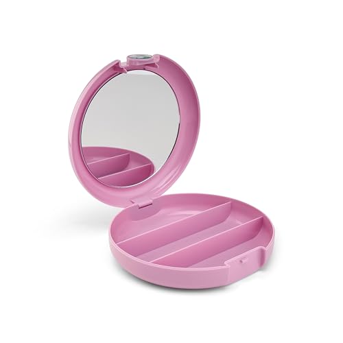 Caboodles For Good Cosmic Compact, Wicked: For Good Limited Edition, Lavender, Travel Organizer For Makeup Snap-Tight Latch For Mess-Free Travel, Compact Size, Mirror Included