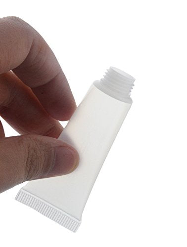 8ml Clear Empty Lip Gloss Tubes with Soft Cap (10 Pcs)