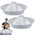 Hair Catcher Cape for Haircuts - Foldable, Waterproof, Adult & Kids