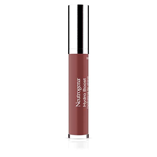 Neutrogena Hydro Boost Moisturizing Lip Gloss, Hydrating Non-Stick and Non-Drying Luminous Tinted Lip Shine with Hyaluronic Acid to Soften and Condition Lips, 90 Pink Mocha Color, 0.10 oz