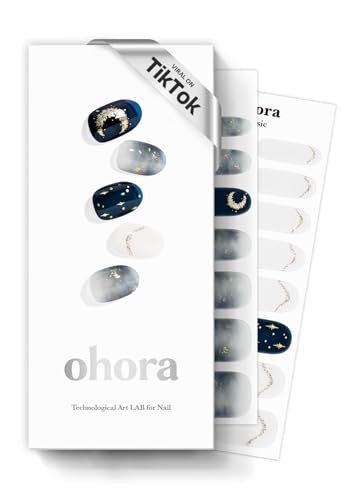 ohora Semi Cured Gel Nail Strips - 30 Wraps, Easy Apply & Remove