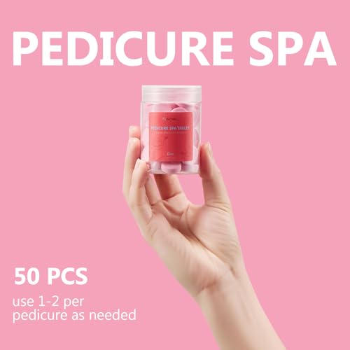NOVAL Rose Pedicure Spa Tablets - Hydrating Foot Soak for Calluses
